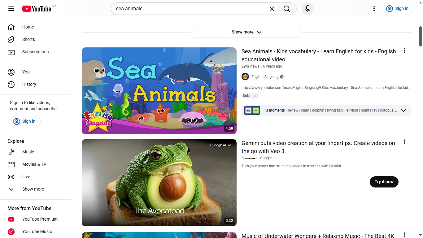 sea animal-1